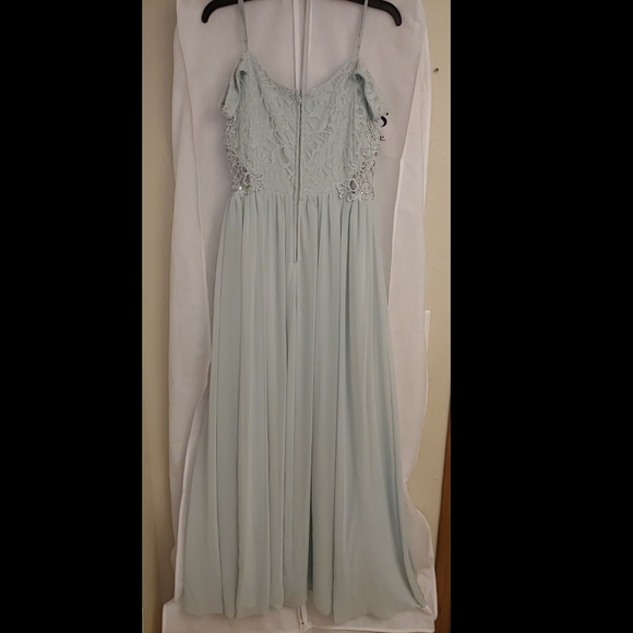 Off the shoulder pastel Jodie Kristopher dress - Picture 2 of 8